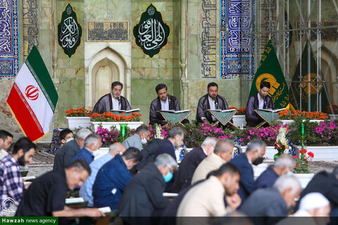 بالصور/ إقامة ختمة قرآنية في شهر رمضان في مسجد جوهر شاد حرم الإمام الرضا عليه السلام