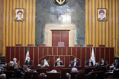 تصاویر/ نخستین جلسه مجمع تشخیص مصلحت نظام در سال جدید