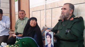 فیلم | لحظه اعلام خبر شناسایی «شهید عزت‌الله پات» توسط یک دختر شهید