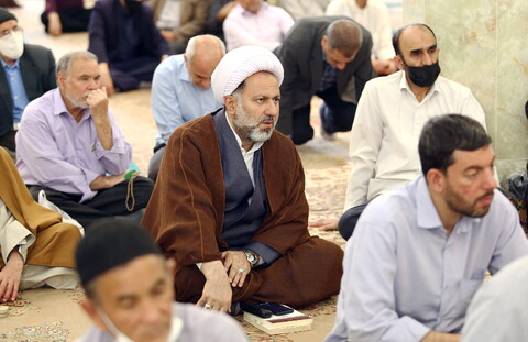 تصاویر/ مراسم بزرگداشت شهدای روحانی حادثه تروریستی حرم رضوی در مسجد اعظم قم