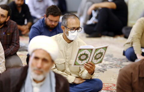 تصاویر/ مراسم بزرگداشت شهدای روحانی حادثه تروریستی حرم رضوی در مسجد اعظم قم