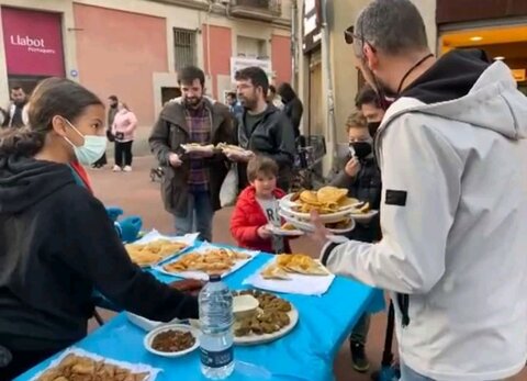 افطاری ماه رمضان در شهر کاتالونیا اسپانیا