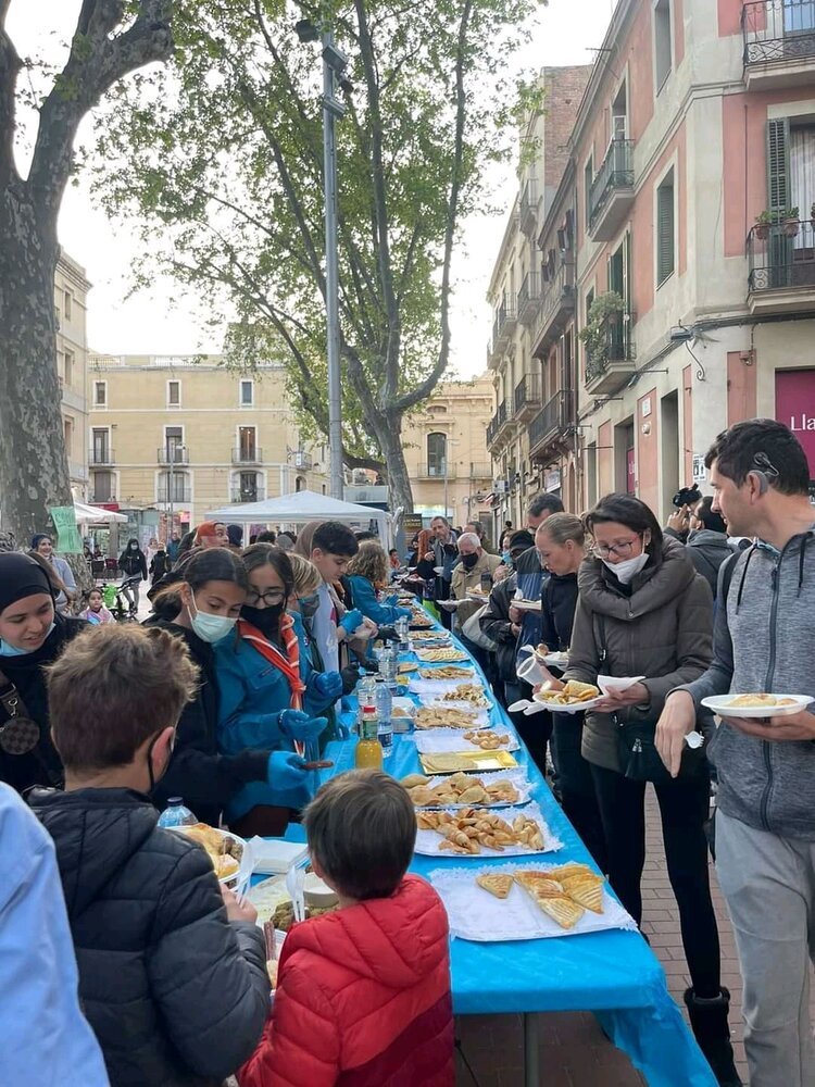 برگزاری مراسم افطاری ماه رمضان در شهر کاتالونیای اسپانیا + تصاویر