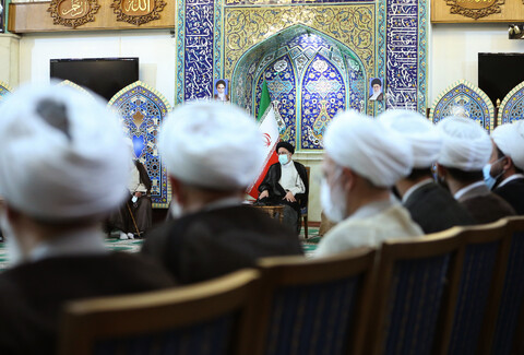 تصاویر/ دیدار رمضانی رئیس جمهور با جمعی از علما و روحانیون