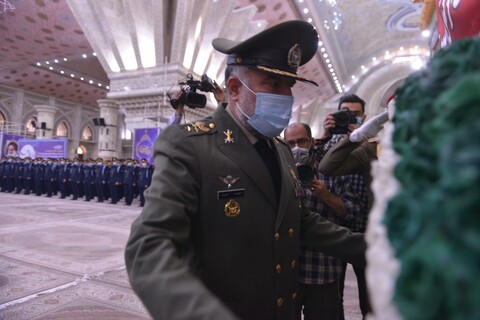 تصاویر/ تجدید میثاق فرماندهان و کارکنان ارتش با آرمان‌های بنیانگذار کبیر انقلاب اسلامی