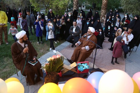 تصاویر/ مراسم جشن میلاد امام حسن مجتبی(ع) و مراسم عقد یکی از طلاب مدرسه معصومیه