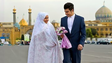 ۱۰ زوج جوان در ایام ولادت امام حسن مجتبی(ع) در حرم عبدالعظیم حسنی(ع) عقد کردند
