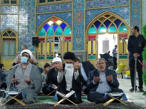 تصاویر:جزء خوانی قرآن در استان مقدس محمد هلابن علی (ع)آران وبیدگل