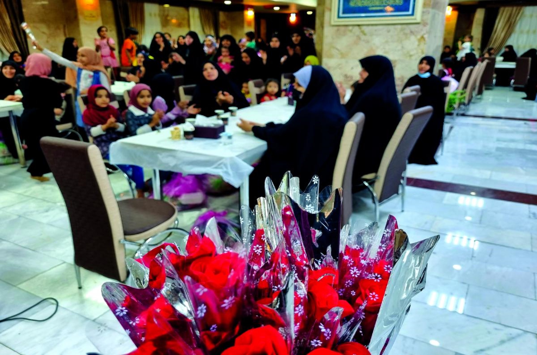 Al-Kafeel women's religious schools host more than 50 families of martyrs' orphans