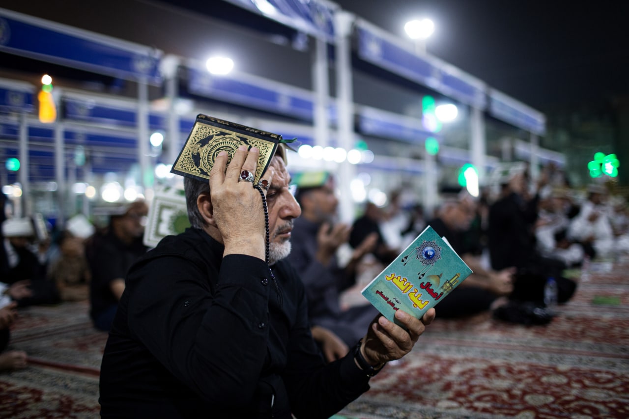 بالصور/ إحياء ليلة القدر وجرح الإمام علي (ع) في كربلاء