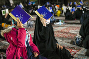 تصاویر/ مراسم احیا شب ۱۹ رمضان در دبیرستان امام رضا(علیه‌السلام) مشهد