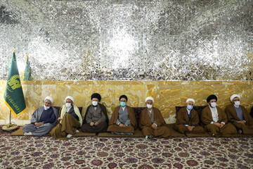 تصاویر/ دیدار علما، خطبا و ائمه جماعات حرم مطهر با تولیت آستان قدس رضوی