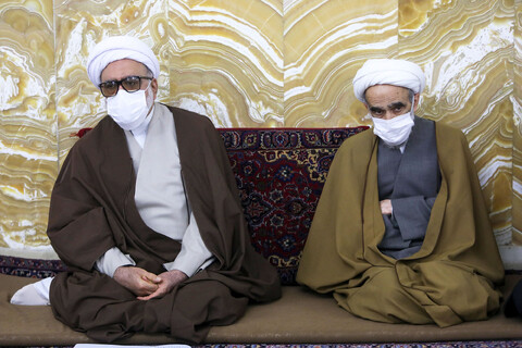 تصاویر/ دیدار علما، خطبا و ائمه جماعات حرم مطهر با تولیت آستان قدس رضوی