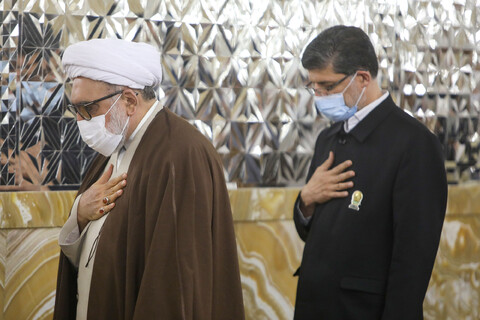 تصاویر/ دیدار علما، خطبا و ائمه جماعات حرم مطهر با تولیت آستان قدس رضوی