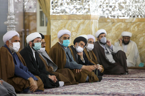 تصاویر/ دیدار علما، خطبا و ائمه جماعات حرم مطهر با تولیت آستان قدس رضوی