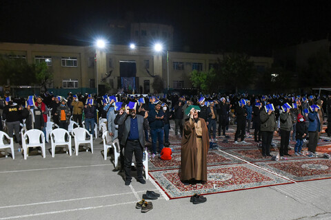 تصاویر/ مراسم احیا شب 19 رمضان در دبیرستان امام رضا(علیه‌السلام)