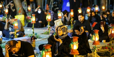 تصاویر/ احیای شب نوزدهم بهشت زهرا (س)