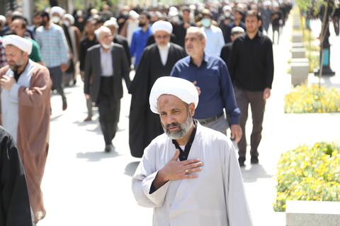 تصاویر / دسته عزاداری شهادت حضرت علی (ع) با حضور هیات مذهبی قم
