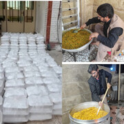 طبخ و توزیع ۵۰۰ پرس غذای گرم در حاشیه شهر یاسوج