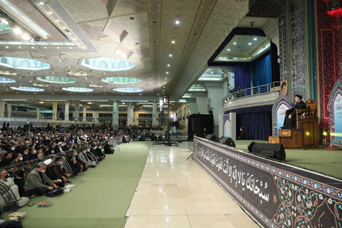 تصاویر/ مراسم شب بیست و یکم ماه مبارک رمضان در مصلی تهران