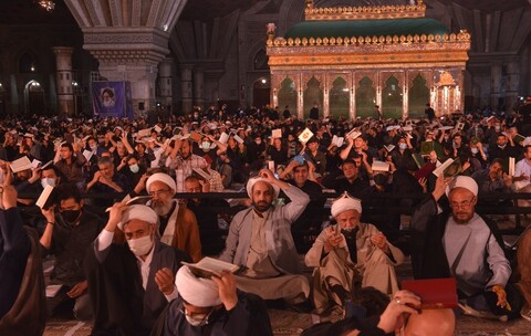 تصاویر/ شب بیست و یکم ماه مبارک رمضان در حرم امام خمینی(ره)