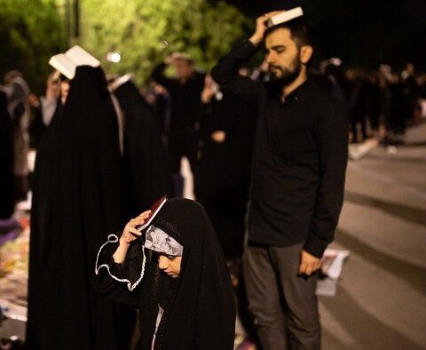 تصاویر/ احیای شب ۲۱ ماه رمضان در دانشگاه تهران