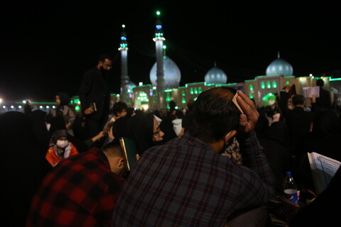 تصاویر / مراسم احیای شب بیست و یکم ماه رمضان در مسجد مقدس جمکران