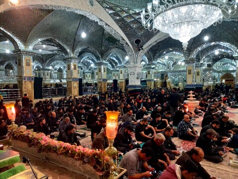 تصاویر:مراسم احیای شب بیست ویکم‌ماه مبارک رمضان در حرم علی ابن باقر(ع) اردهال کاشان