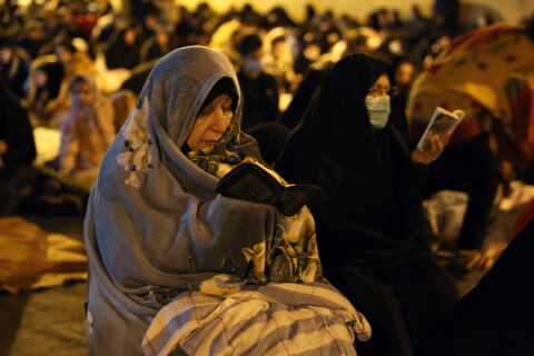 تصاویر/ احیای شب بیست و یکم ماه مبارک رمضان در امامزاده آمنه خاتون (ع) قزوین