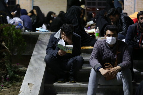 تصاویر/مراسم احیای شب بیست و یکم در گلستان شهدای اصفهان
