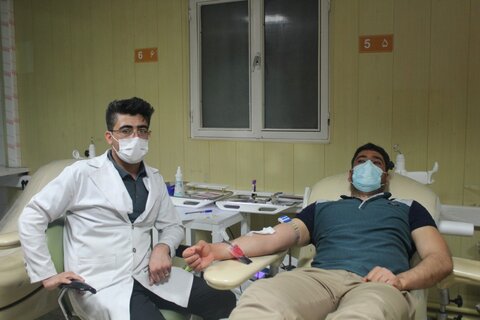 تصاویر/ اهدای نذر خون در سنندج به مناسبت شب های قدر