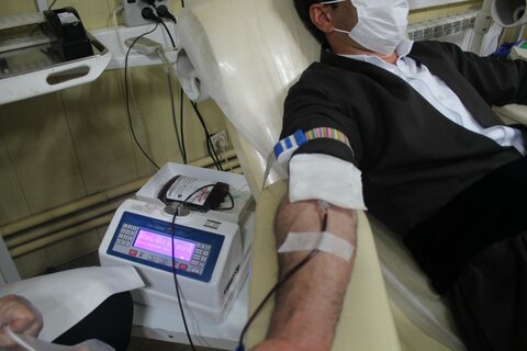 تصاویر/ اهدای نذر خون در سنندج به مناسبت شب های قدر