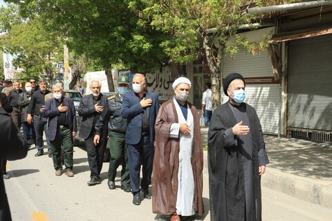 تصاویر / عزاداری خیابانی مردم ماکو در سالروز شهادت امام علی(ع)