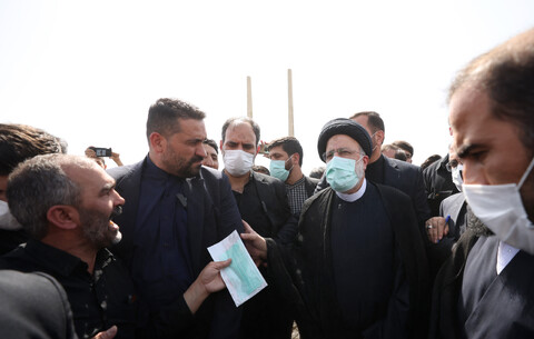 تصاویر/ سفر رئیس جمهور به شهر قدس در غرب تهران