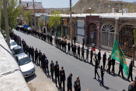 تصاویر/ مراسم عزاداری روز شهادت امام علی علیه السلام در شهرستان تکاب