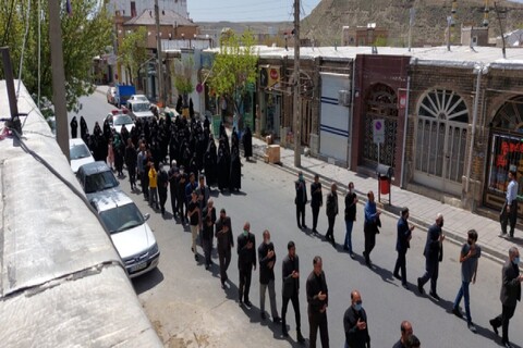تصاویر/ مراسم عزاداری روز شهادت امام علی علیه السلام در شهرستان تکاب