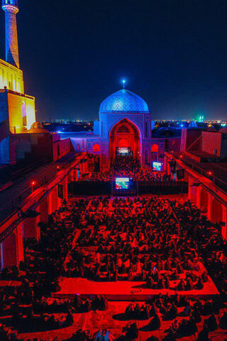 تصاویر/ شب های رمضان در مسجد تاریخی جامع کبیر یزد