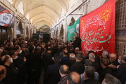تصاویر/ دسته عزاداری شهادت حضرت علی علیه السلام در بازار ‎‎اصفهان