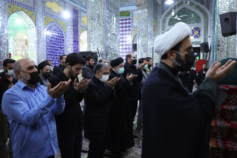 تصاویر/ نماز جماعت و افطار رئیس جمهور در امامزاده اسماعیل شهریار