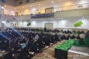 تصاویر/ مراسم احیای شب بیست و سوم در مدرسه علمیه ریحانة الرسول ارومیه