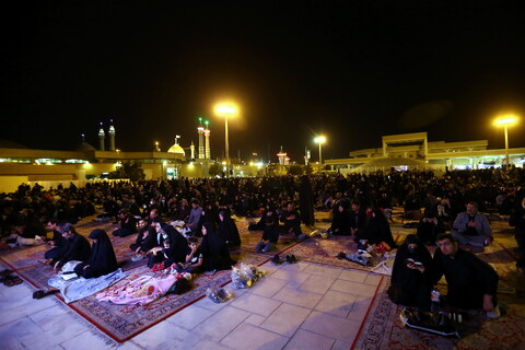 تصاویر/ مراسم احیای شب بیست و سوم ماه رمضان در حرم کریمه اهل بیت(ع)
