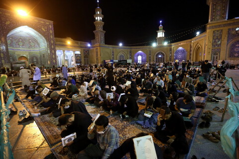 تصاویر/ مراسم احیای شب بیست و سوم ماه رمضان در حرم کریمه اهل بیت(ع)