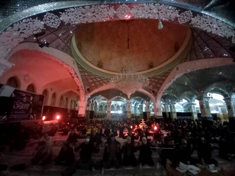 تصاویر:مراسم احیای شب بیست وسوم ماه مبارک رمضان در حرم علی بن باقر(ع)اردهال کاشان