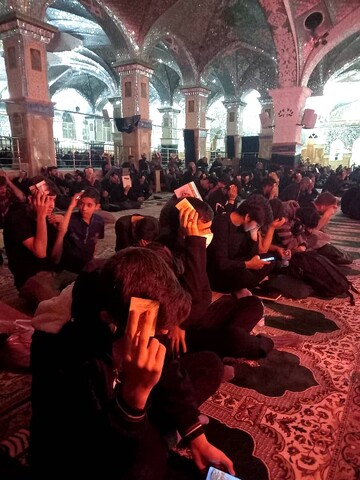 تصاویر:مراسم احیای شب بیست وسوم ماه مبارک رمضان در حرم علی بن باقر(ع)اردهال کاشان