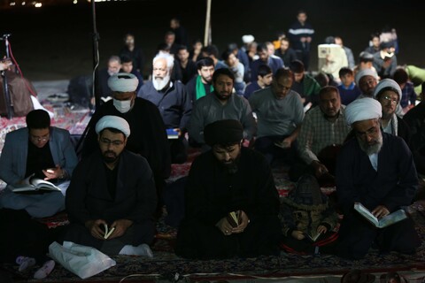 تصاویر/ مراسم احیای شب بیست و سوم رمضان در مصلی پردیسان