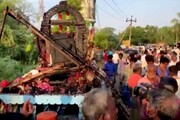 Many dead as truck hits power line during Hindu procession