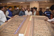 تصاویر/ حیدرآباد سالارجنگ میوزیم میں 400 قرآن، 60 قلمی نسخے اور 15ہوبہو نسخے(مینیو اسکرپٹ) اور دیگر کتابوں کے قلمی نسخے کی انٹرنیشنل نمائش