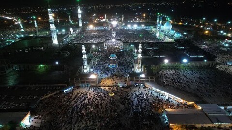 تصاویر ارسالی مخاطبان حوزه نیوز از احیاء شب بیست و سوم ماه رمضان در مسجد جمکران