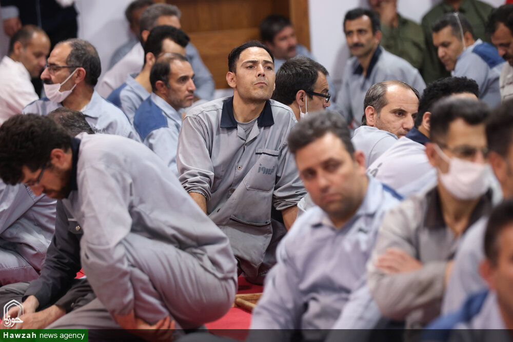 تصاویر/ افطار رئیس جمهور در جمع کارگران کارخانه فیروز در استان قزوین