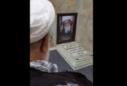 فیلم | حضور رئیس دفتر مقام معظم رهبری بر سر مزار مرحوم آیت الله العظمی صافی در کربلای معلی